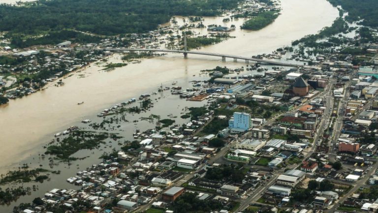 Inundação do Rio Juruá foi 2,5x mais provável por mudanças climáticas