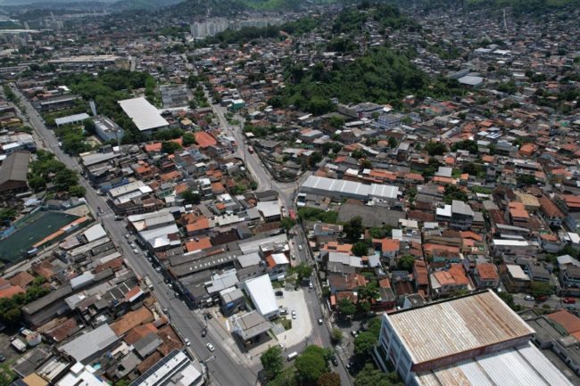 Vista aérea de área de Niterói
