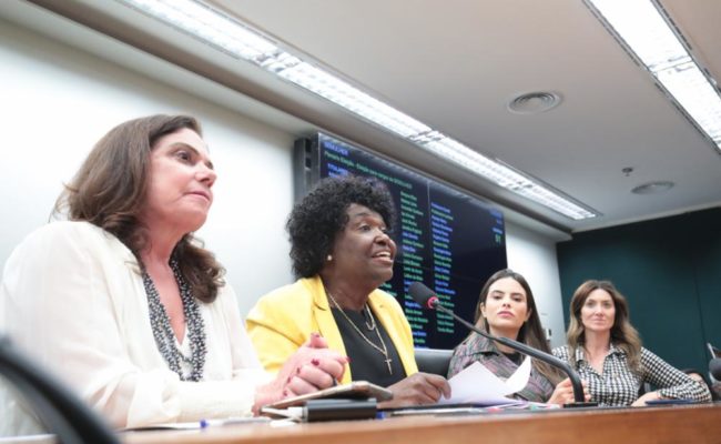 Reunião de eleição para os cargos da Coordenadoria-Geral do Observatório Nacional da Mulher na Política, da Procuradoria da Mulher e da Coordenadoria dos Direitos da Mulher. Dep. Soraya Santos (PL - RJ), Dep. Benedita da Silva (PT - RJ), Dep. Yandra Moura (UNIÃO-SE) e Dep. Greyce Elias (AVANTE - MG)